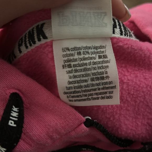 PINK full zip sweater - Picture 3 of 3